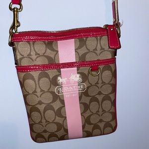 Coach cross body purse